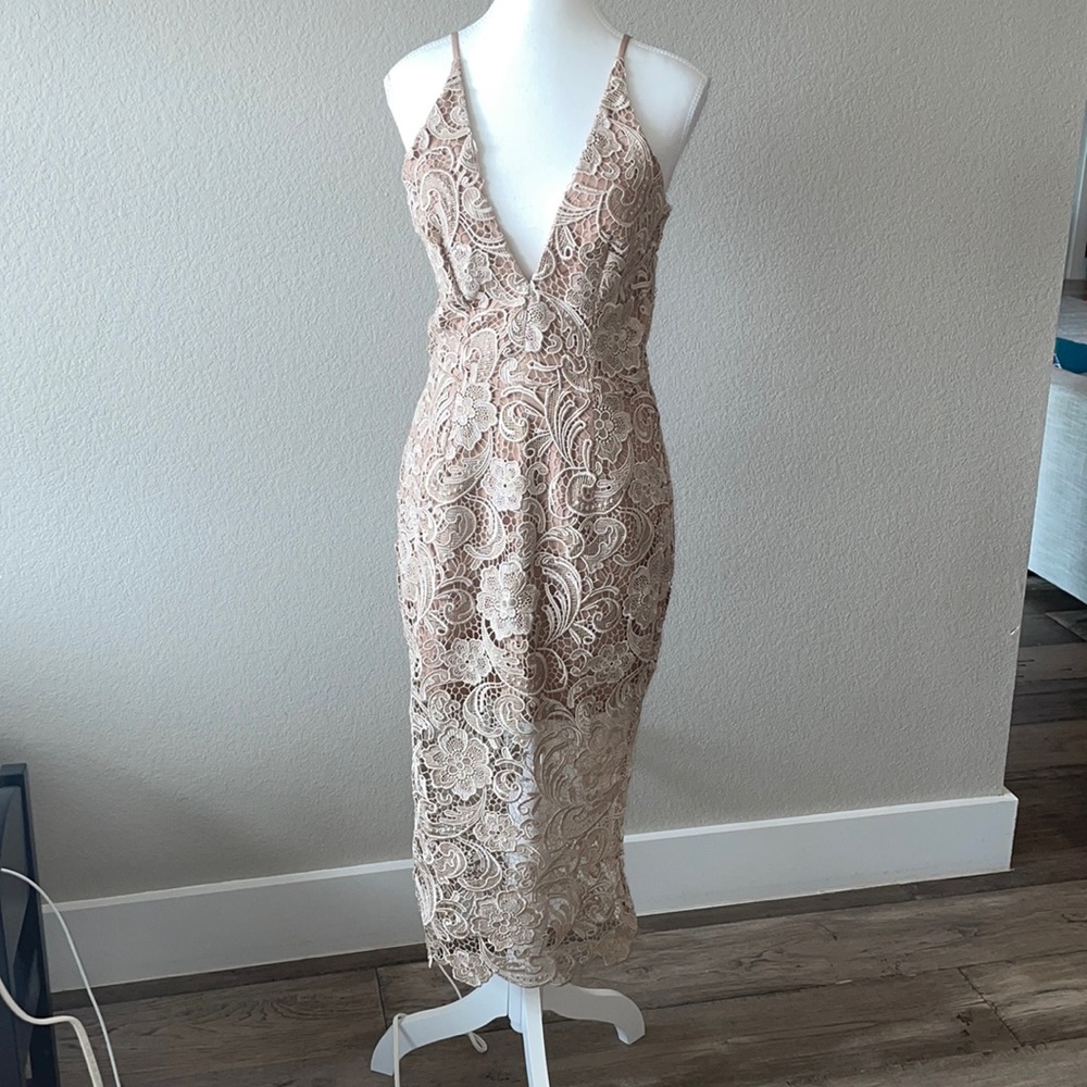 Beige dress size M